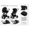 Moon PIÚ Extra set Black chrome - ONYX BLACK