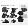 Moon PIÚ Kombi set Black matt - ANTRA