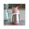 Hrnček termoizolačný so slamkou nerez 250ml Pink