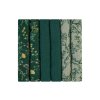 Plienky mušelínové 30x30 cm 6ks Secret Garden Green