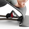 Lehátko Babybjorn Bouncer Bliss Black cotton s hračkou Googly Eyes Black/White