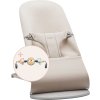 Babybjorn lehátko Bliss Light Beige 3D Jersey s hračkou Googly Eyes Pastel