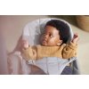 Lehátko Babybjorn Bouncer Bliss Light Grey Woven Petal s hračkou Googly Eyes Pastel