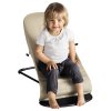BABYBJORN Lehátko BabyBjörn Balance Soft Woven Khaki/Beige, čierna konštrukcia