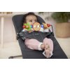 BABYBJORN Lehátko BabyBjörn Bouncer Bliss Anthracite Classic Woven + hračka oči Googly Eyes