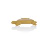 ZOPA Silikónové drevené hryzátko Turtle, Mustard Yellow