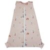 EKO Vak na spanie bavlnený multifunkčný My farm Powder pink 50x75 cm, 3-12m (Varianta  2,5 TOG)