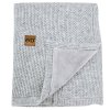 EKO Deka pletená s podšívkou (Varianta  Beige 100x80 cm)
