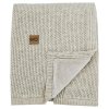 EKO Deka pletená s podšívkou (Varianta  Beige 100x80 cm)