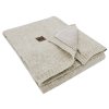 EKO Deka pletená s podšívkou (Varianta  Beige 100x80 cm)