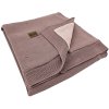 EKO Deka pletená s podšívkou (Varianta  Beige 100x80 cm)
