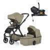 PETITE&MARS Kočík kombinovaný ICON 2v (Varianta 1 Dove Grey LITE RWS + Core Pro i-Size Black Grey + Báza)