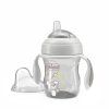 CHICCO Hrnček Transition učiaci s držadlami (Varianta  grey, 4m+)