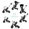 QPLAY Trojkolka Elite Platinum Black, 6 v 1, vek (Varianta  10-72 mesiacov)