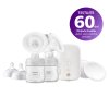 Philips AVENT Odsávačka materského mlieka elektronická nabíjacia DUO SCF398/11