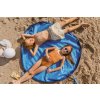 PlayandGo outdoor beachbag swim fun children lying on the mat in the sand while taking a nap