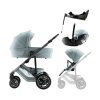 BRITAX Sada kočíka Smile 5Z + hlboká vanička + autosedačka Baby-Safe PRO + základňa Vario Base 5Z Style, Harbor Blue