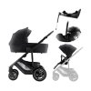 BRITAX Sada kočíka Smile 5Z + hlboká vanička + autosedačka Baby-Safe PRO + základňa Vario Base 5Z Style, Carbon Black