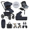 EASYWALKER SET XXL Kočík Jimmey (Varianta  Indigo Blue + KIDDY Evoluna i-size 2)
