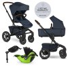 EASYWALKER Kočík kombinovaný Jimmey 2v (Varianta 1 Indigo Blue LITE AIR + KIDDY Evoluna i-size 2 + základňa)