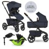 EASYWALKER Kočík kombinovaný Jimmey 2v (Varianta 1 Indigo Blue LITE RWS + KIDDY Evoluna i-size 2 + základňa)