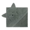 19864 4 1033 44 kaputzenbadetuch 75x75cm tierform katze grun 02