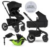 EASYWALKER Kočík kombinovaný Jimmey 2v (Varianta 1 Indigo Blue LITE AIR + KIDDY Evoluna i-size 2 + základňa)