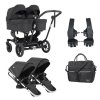 Emmaljunga set NXT Twin 2022 black/lounge (Varianta black)