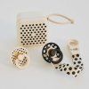BIBS STUDIO Polka Loop klip na cumlík (Varianta Ivory)