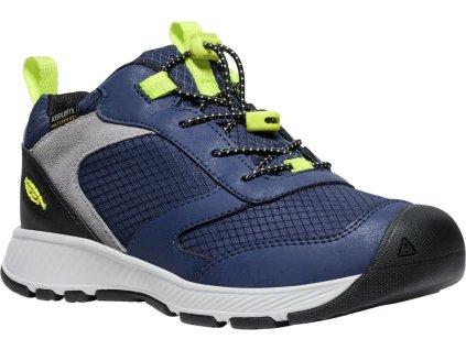 Keen dětské turistické boty SKUA WP modrá