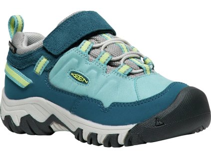 Keen dětské turistické boty TARGHEE IV LOW WP CHILDREN modrá