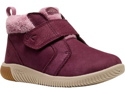 Keen dětské zimní boty KNX MIDDIE CHILDREN Fig Lilas