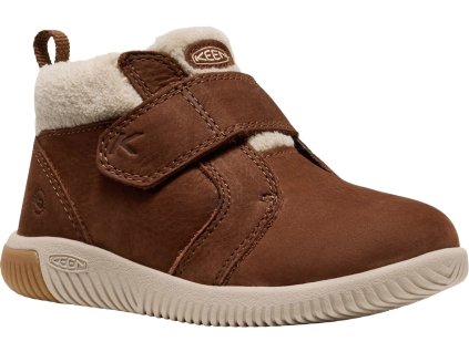 Keen dětské zimní boty KNX MIDDIE TOTS Bison Safari