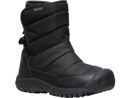 Keen dětské zimní boty PUFFRIEDER WP CHILDREN černá