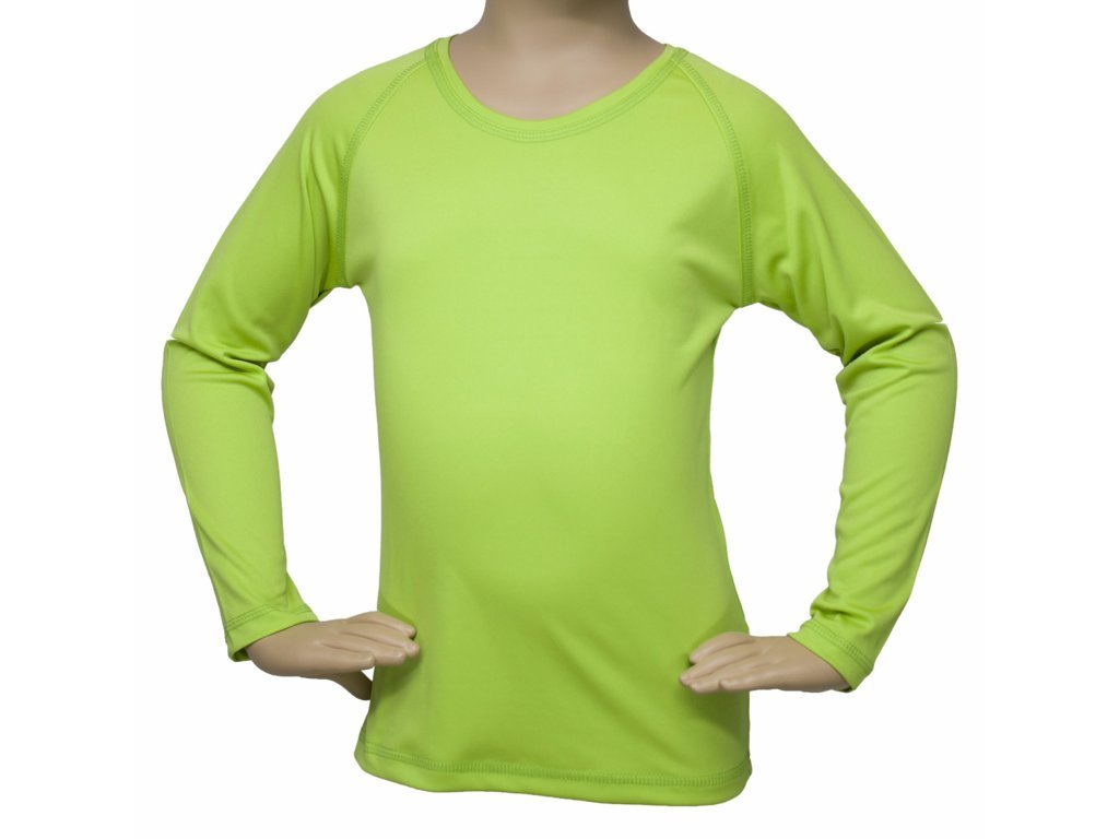 Funkční bambusové triko Fantom - limetkově zelená