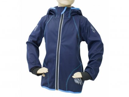 softshellova bunda letni Fantom tmave modra