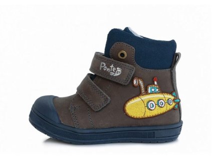 chlapecke kotnikove boty ponte hneda