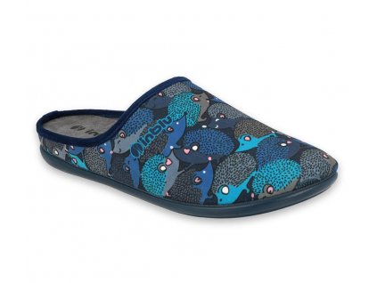 Befado-Inblu-pantofle-jezci-modre
