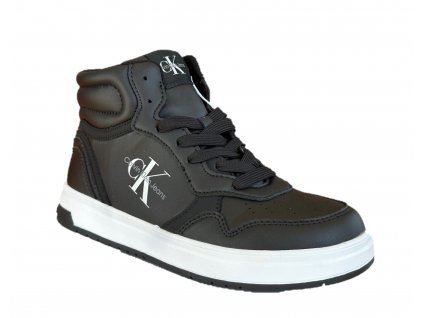 Calvin Klein sneaker high top lace up black 1