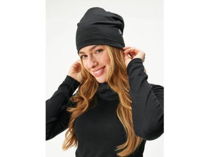 Unuo damska cerna cepice basic