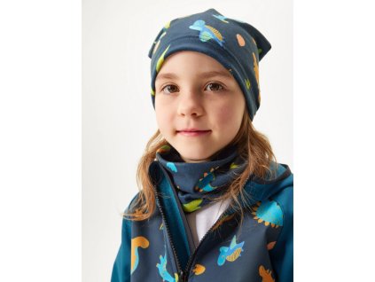 unuo detska cepice fleecova dinosauri