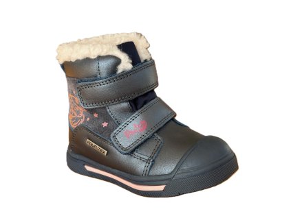 divci zimni boty ponte 2758A modra