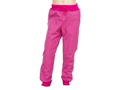 kalhoty softshell s prodlouzenym sedem ruzova melir Fantom