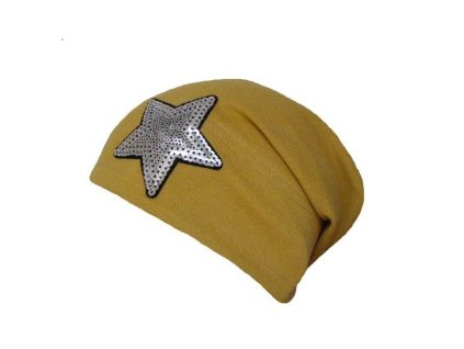 divci bavlnena cepice sando zluta