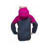 Softshellová bunda Fantom - dvoubarevná - šedo-růžová