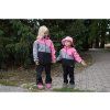 divci softshellova bunda trojbarevna Fantom cerno sedy melir ruzovy melir d