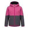 divci bunda softshell sedy melir s ruzovym melirem fantom