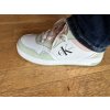 Calvin Klein low cut lace-up sneaker green/white