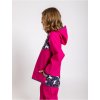 unuo detska softshellova bunda bez zatepleni basic fuchsiova jednorozci c