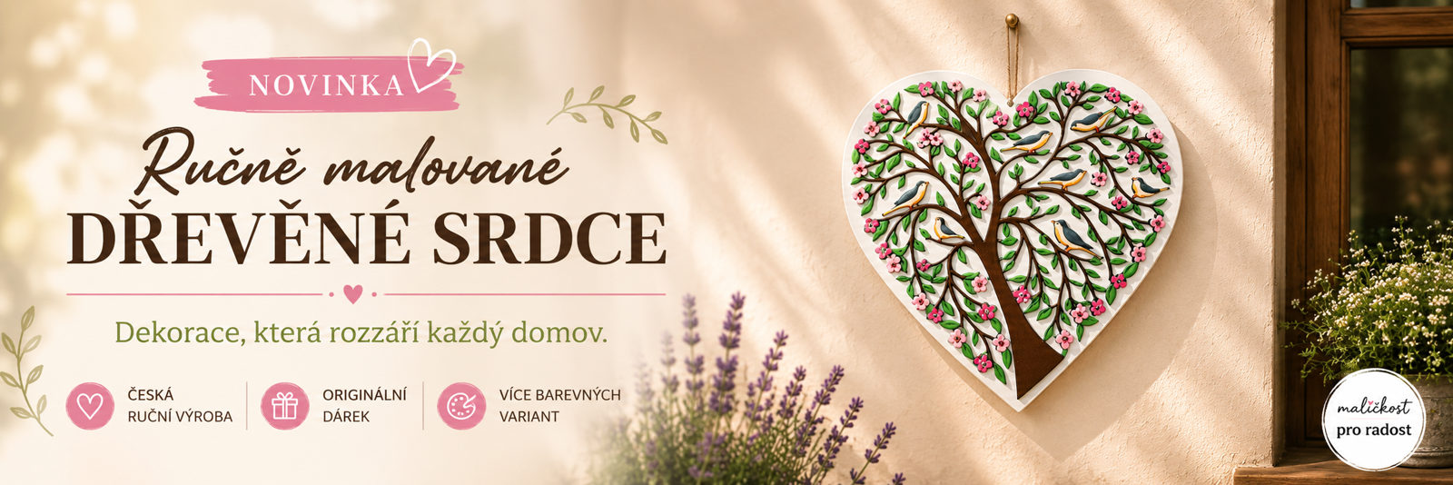Srdce k zavěšení